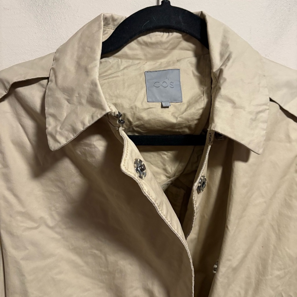 COS Belted Beige Trench Coat- Size 34 (US 4) - Picture 3 of 12